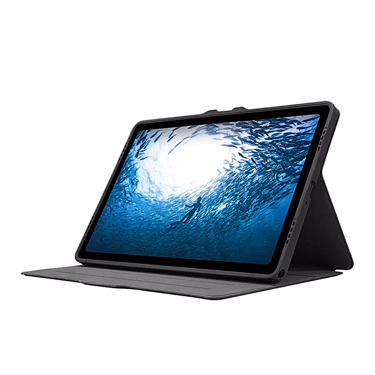Samsung Galaxy Tab A9+ Targus Click-In THZ957GL ümbrises nurga alt