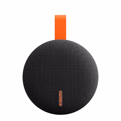 Kaasaskantav kõlar Xiaomi Essential, must kangaskate ja oranž aas