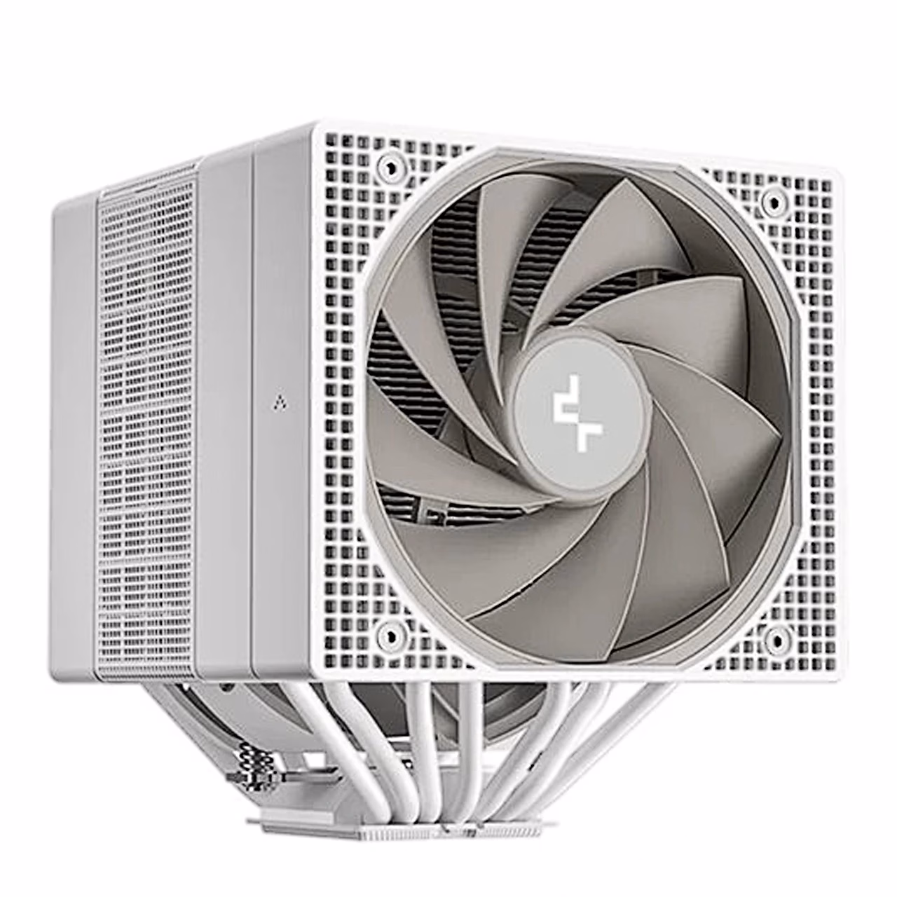 DeepCool ASSASSIN VC ELITE WH eestvaade 140 mm ventilaatori ja valge kattega