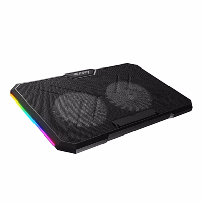 Fury Gunbai G3 jahutusalus kahe ventilaatori ja vikerkaarevärvi RGB-servaga
