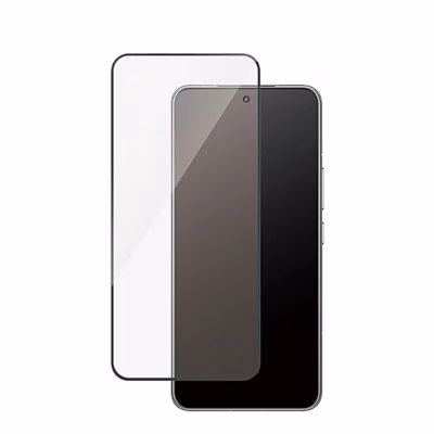 Kaitseklaas PanzerGlass SAFE musta servaga telefoni Redmi Note 14 Pro kohal