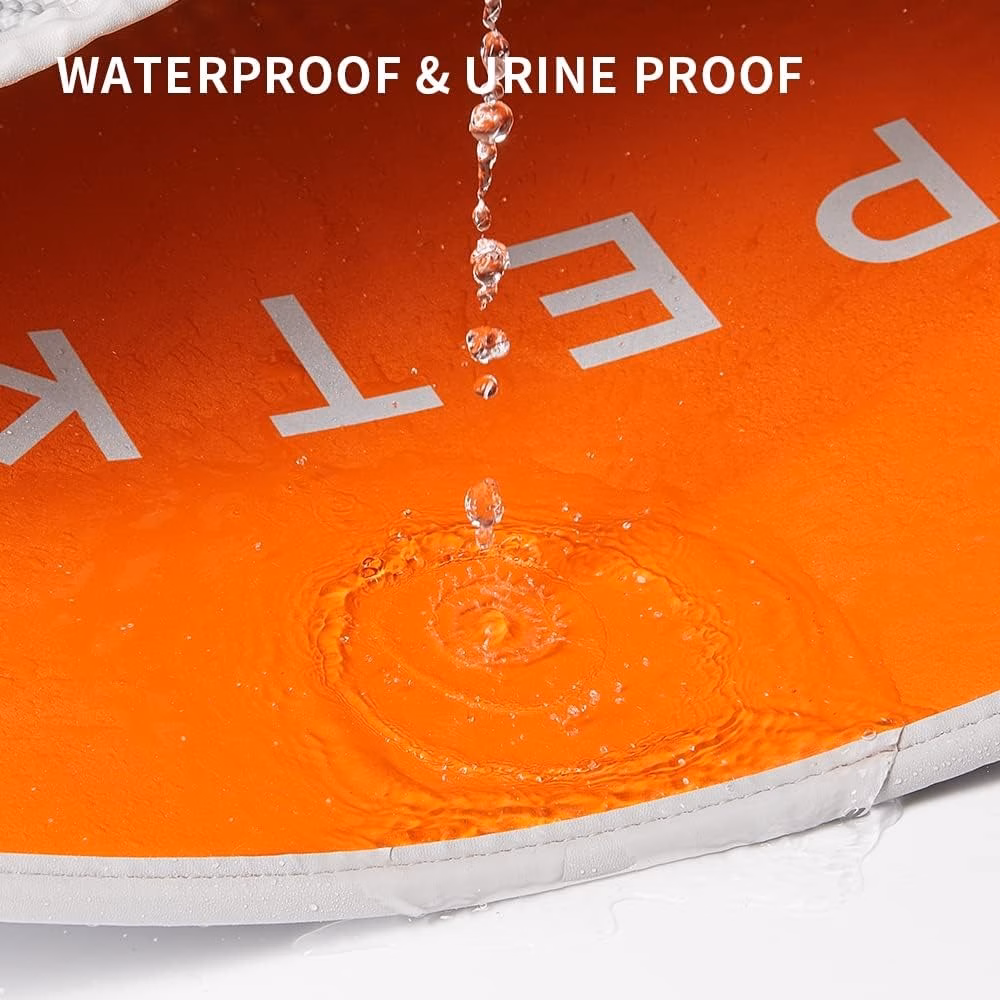 Veepiisad liivakasti mati PETKIT P9901P oranžil alumisel kihil