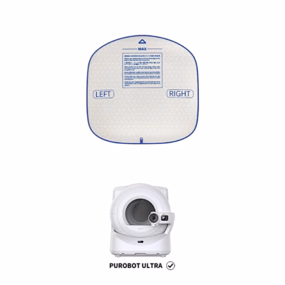 Kassi liivakasti põhjamatt PETKIT P99035, sobib Purobot Ultra, 44 × 44 cm