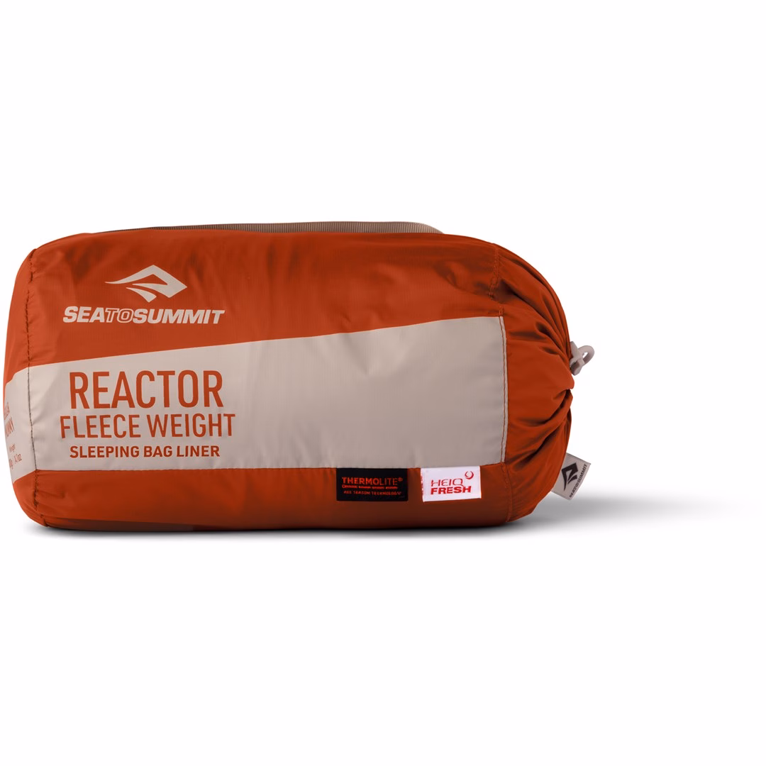 Magamiskoti siselina SEA TO SUMMIT Reactor Fleeceweight Liner Long, 206 × 80 cm, Picante Punane (3)