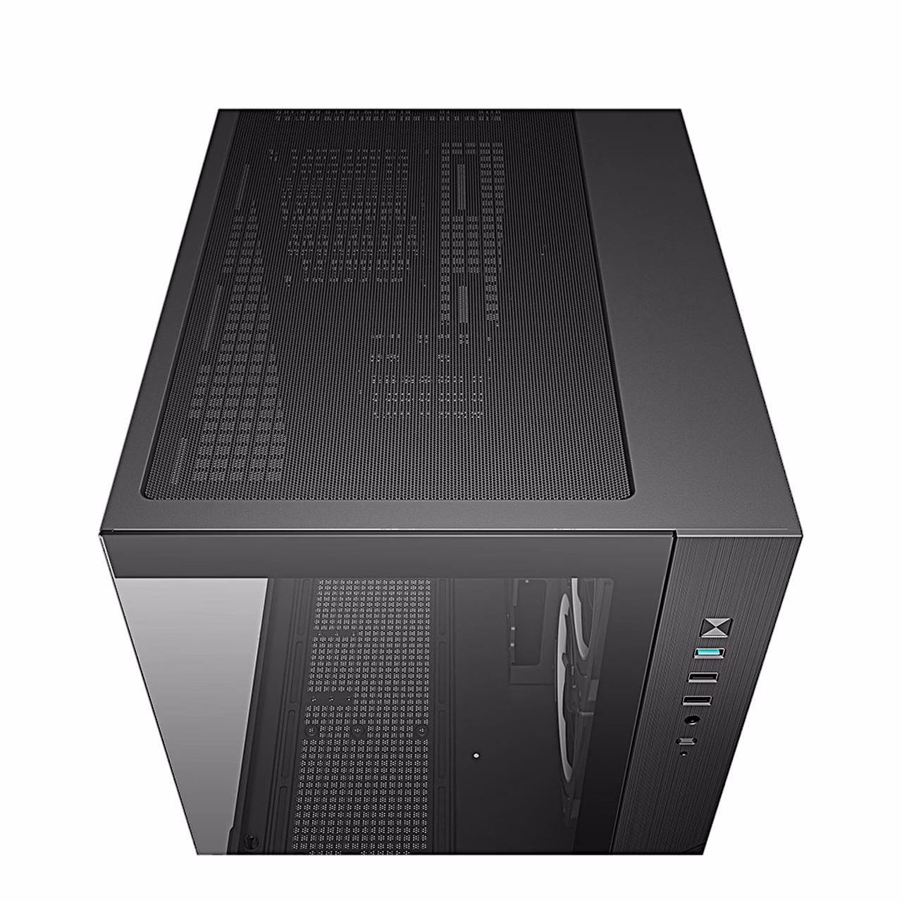 Arvutikorpuse DeepCool CG330 3F pealmine paneel ja pordid