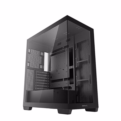 Must arvutikorpus DeepCool CG580 eest nurga alt klaasist esi- ja külgpaneeliga