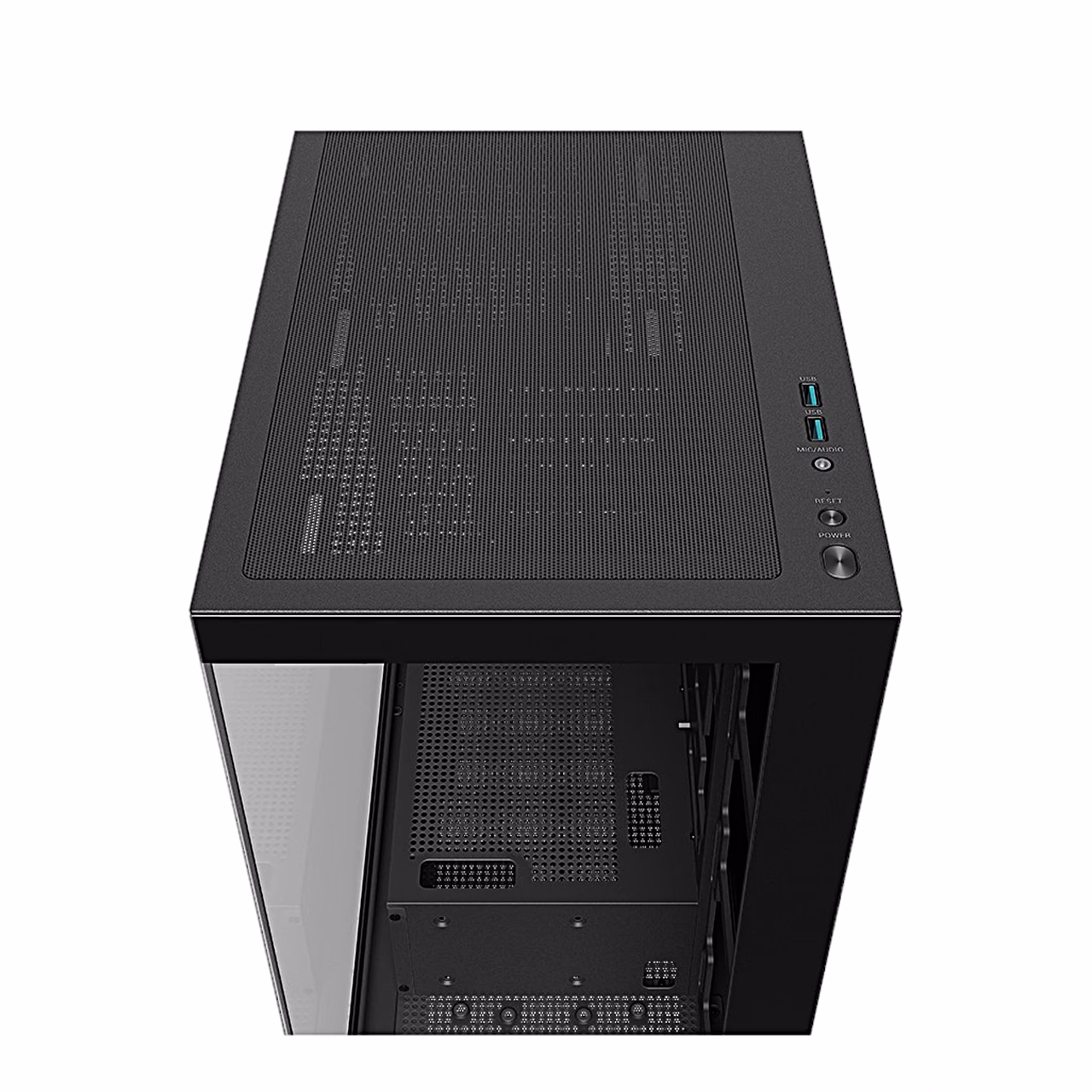 DeepCool CG580 ülapaneel USB-portide, nuppude ja tolmufiltriga
