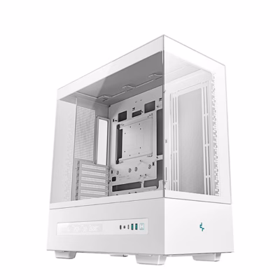 Valge arvutikorpus DeepCool CH690 DIGITAL WH eest nurga alt digitaalse näidikuga