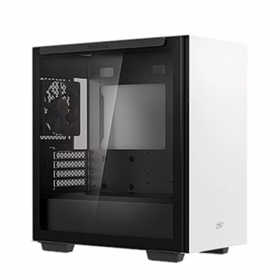 Valge arvutikorpus DeepCool MACUBE 110 WH karastatud klaasist külgpaneeliga