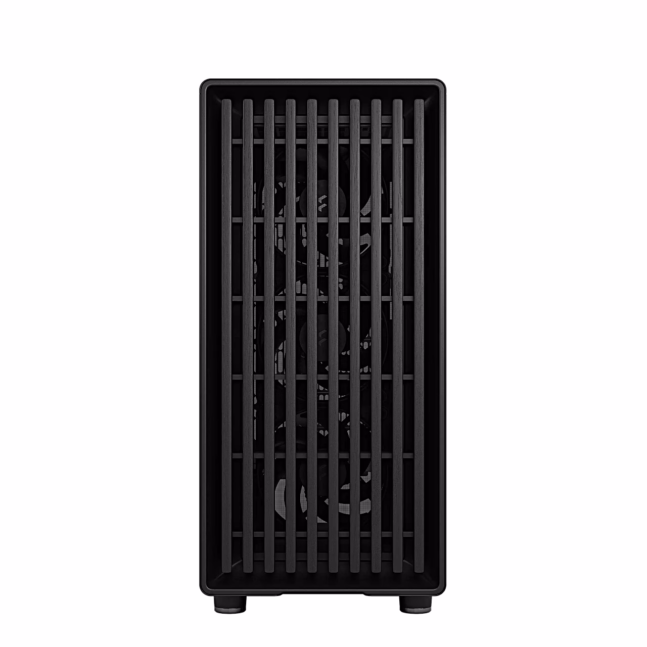 Fractal Design North Momentum Edition tammeliistudega esipaneel otse eest
