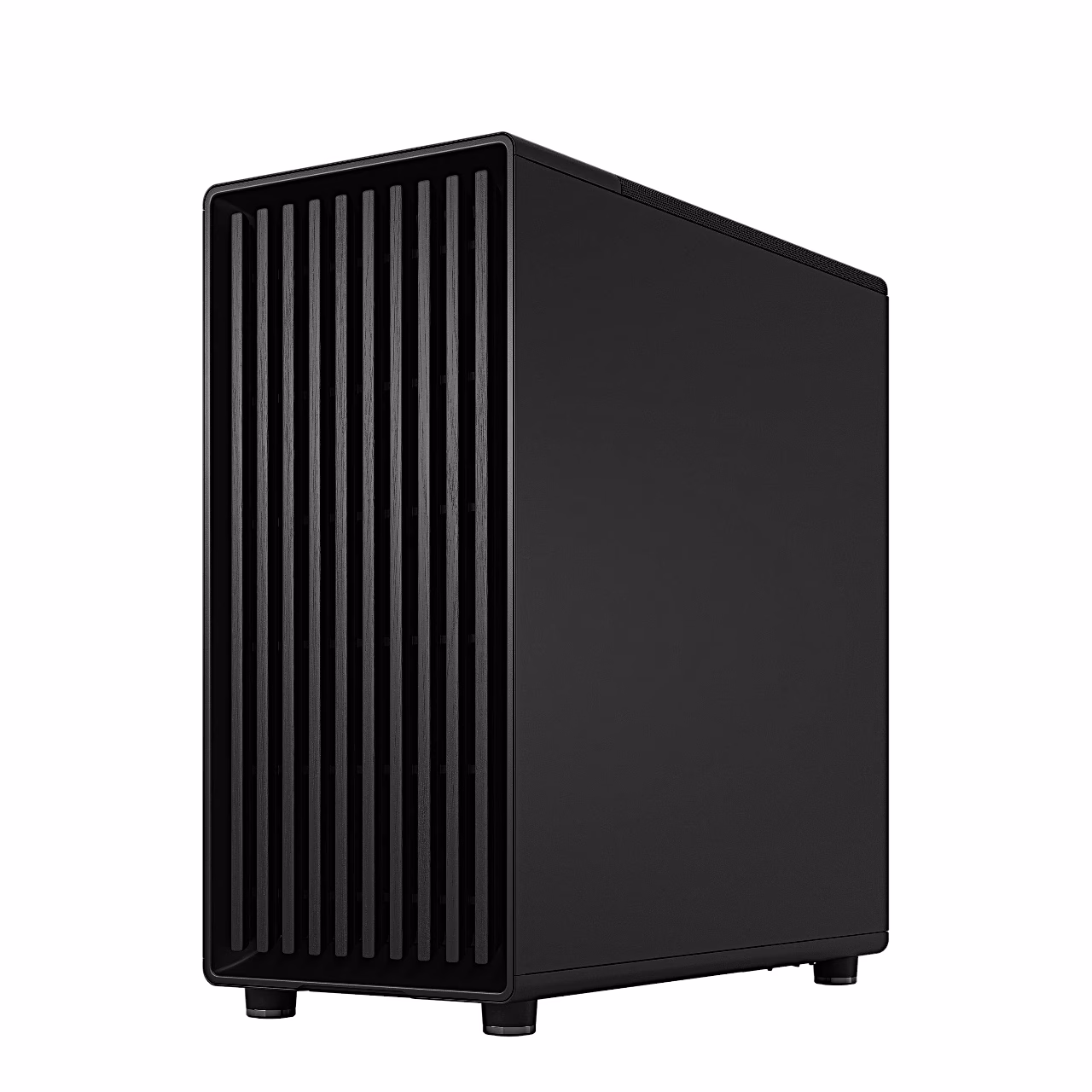 Fractal Design North Momentum Edition terasest parem külg ja esiosa