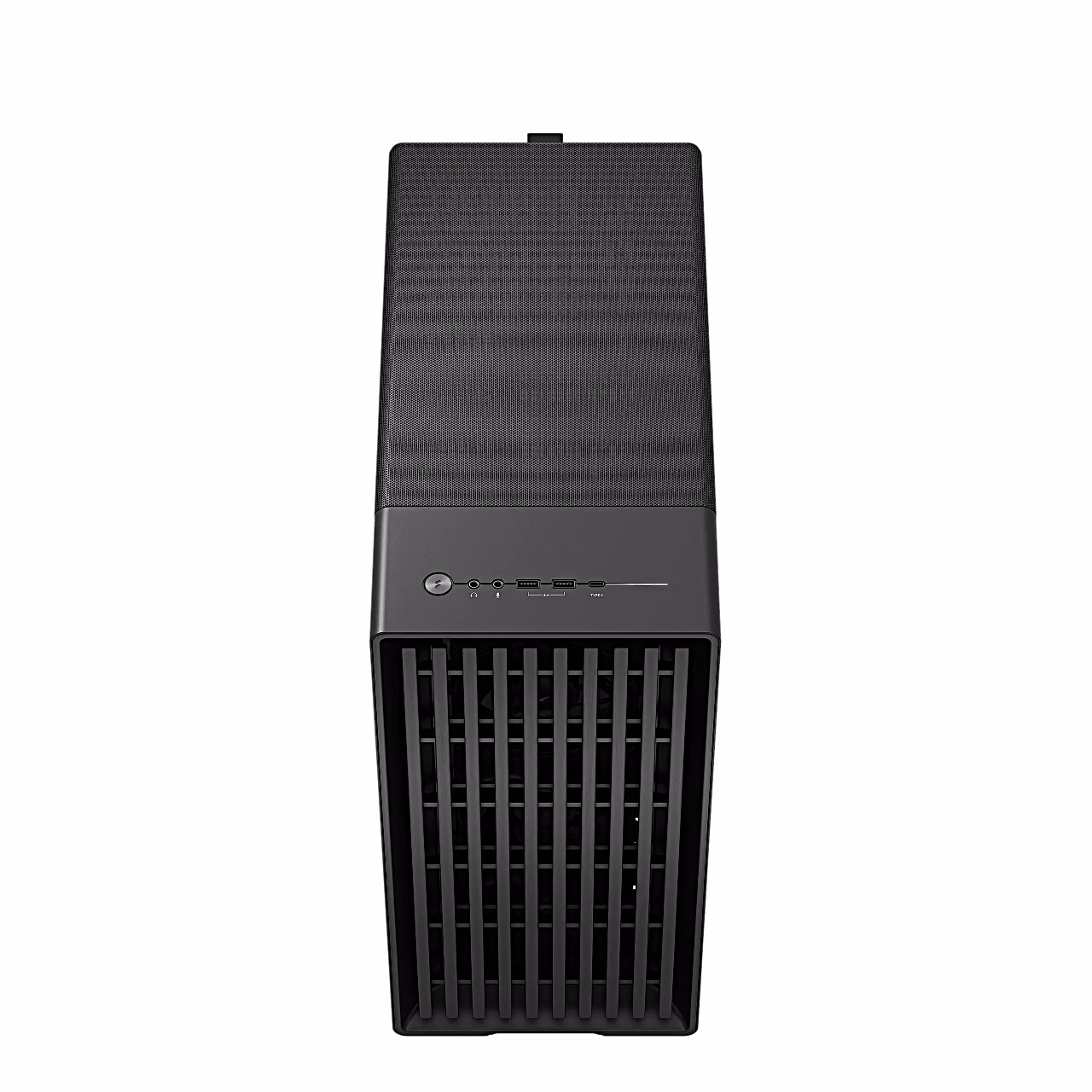 Fractal Design North Momentum Edition ülapaneel ühenduspesade ja võrguga