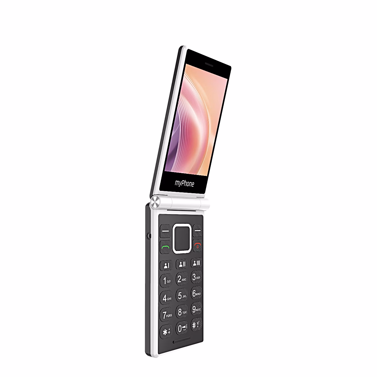 Avatud myPhone Tango 2 LTE paremalt nurgast suurte klahvidega