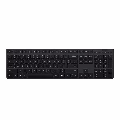 Klaviatuur Lenovo Professional Keyboard AI ülaltvaates numbriosa ja seadmeklahvidega