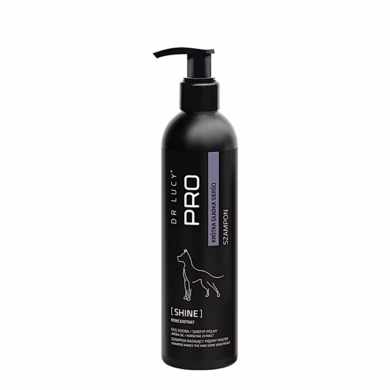 Koerašampoon lühikarvalisele koerale Acrylmed DR LUCY Shine Short hair, 250 ml