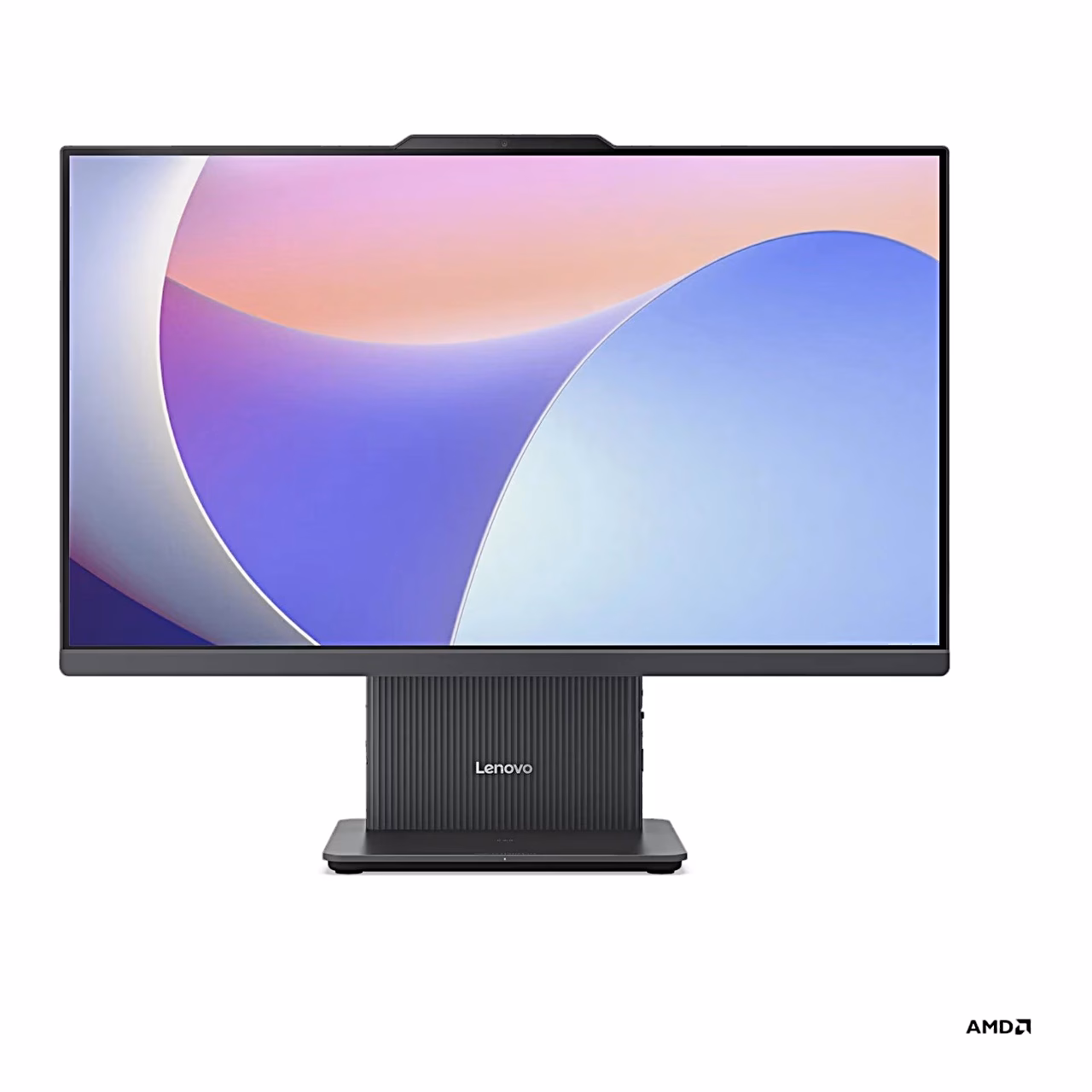 Lenovo IdeaCentre 24ARR9 otse eest, ekraani kohal kaamera