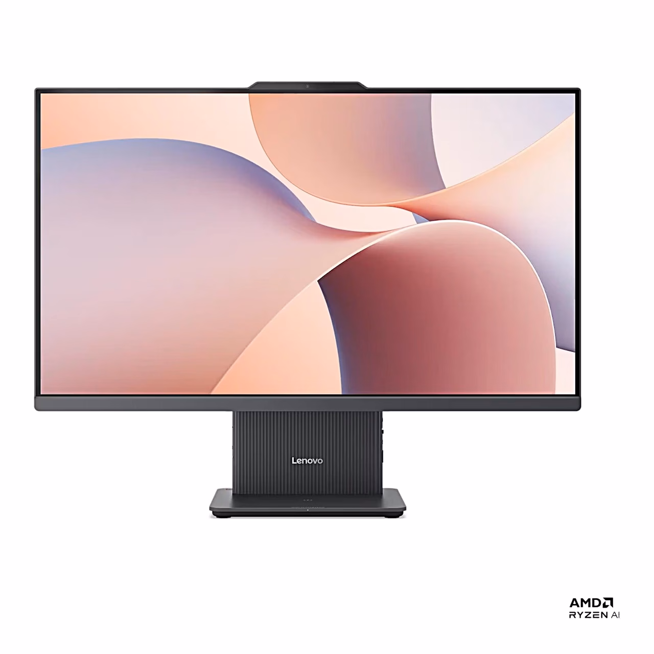 Lenovo IdeaCentre 27AKP10 otse eest, ekraani kohal kaamera