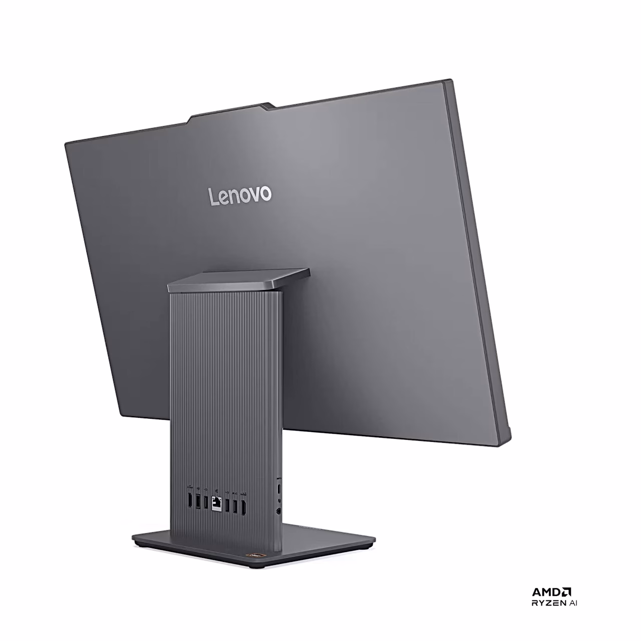 Lenovo IdeaCentre 27AKP10 hall tagakülg, vaade paremalt tagant