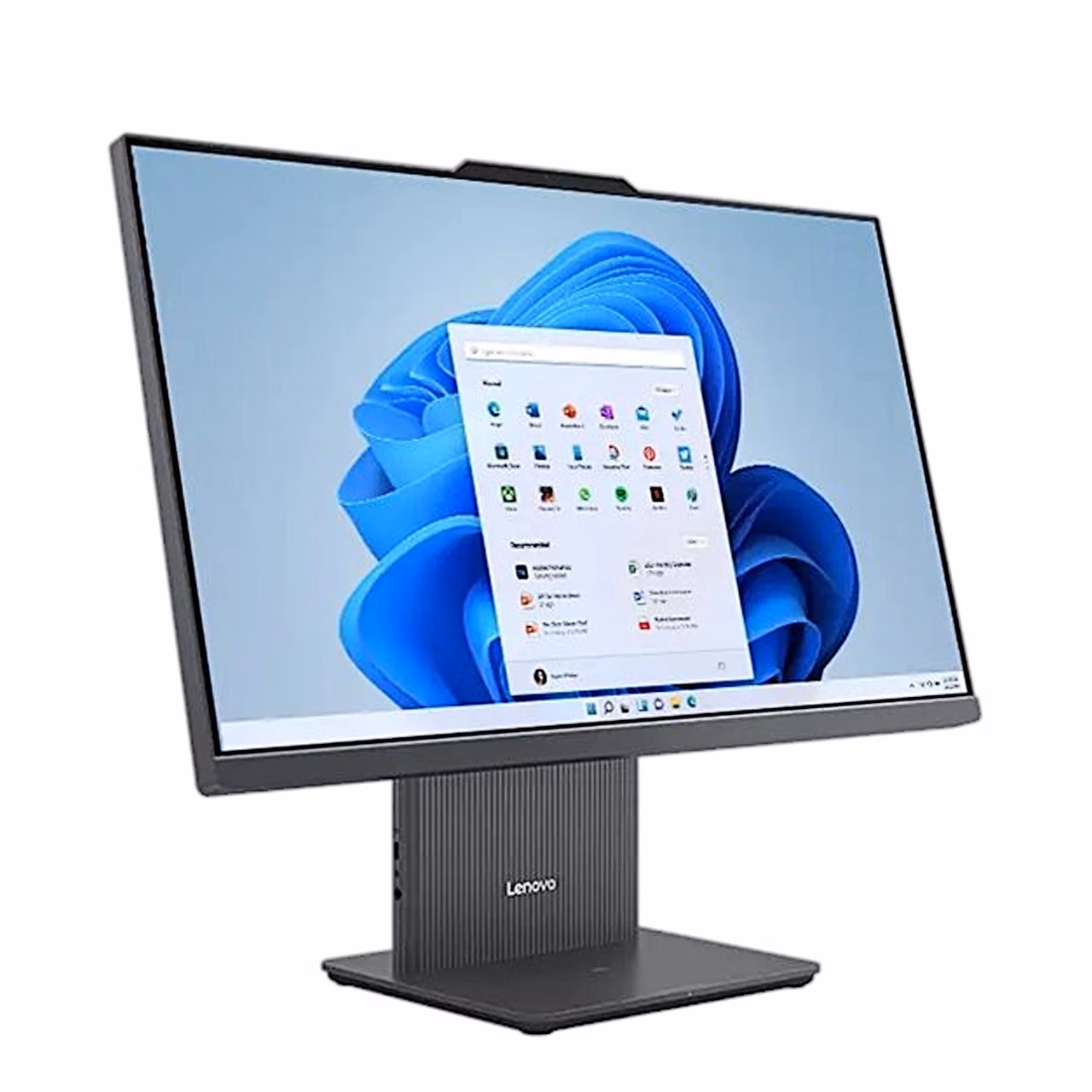 Lenovo IdeaCentre 27ARR9 Windows 11 töölauaga paremalt eest