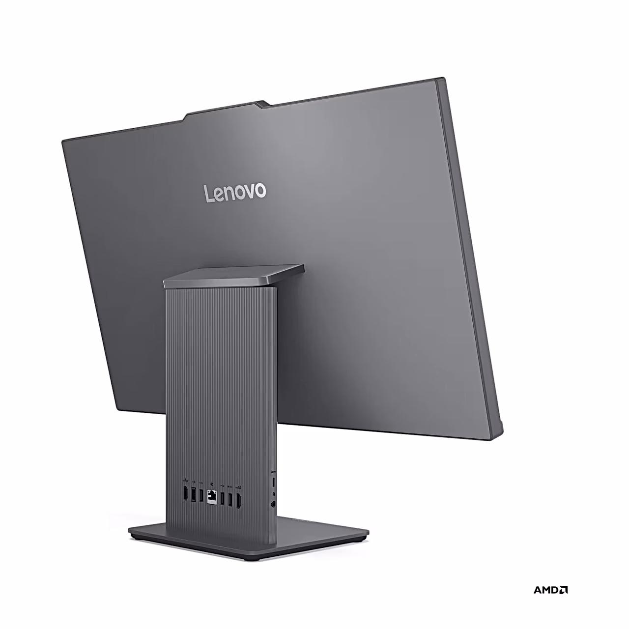 Kõik-ühes arvuti Lenovo IdeaCentre 27ARR9 tagant vasakult