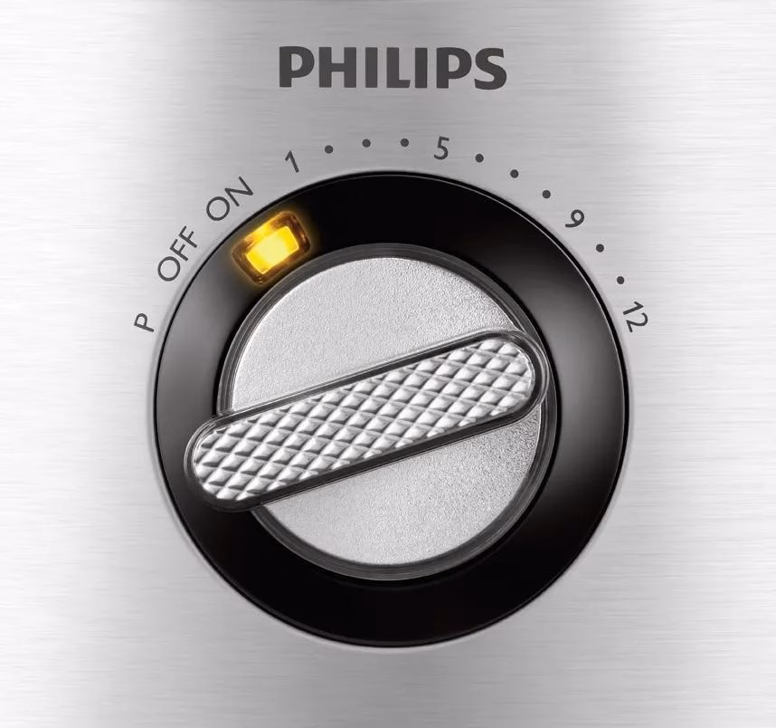 Philips HR7778/00 kiiruse valiku nupp asenditega P ja 1–12