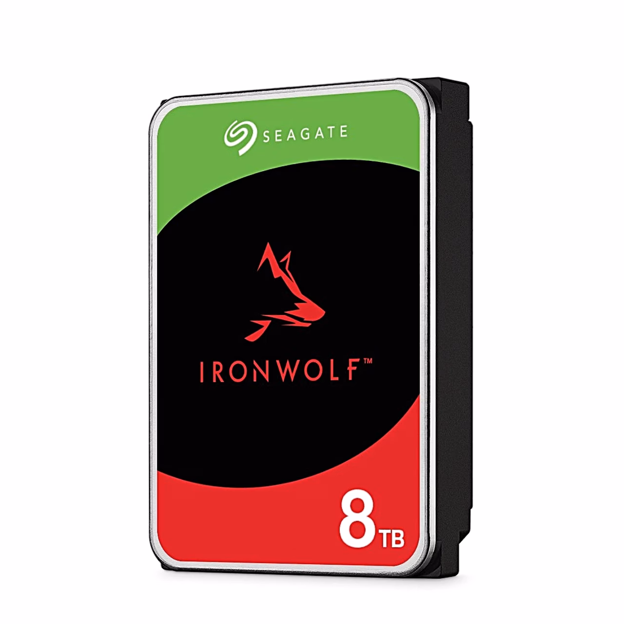 Seagate IronWolf 8 TB kõvaketas vasakult nurga alt