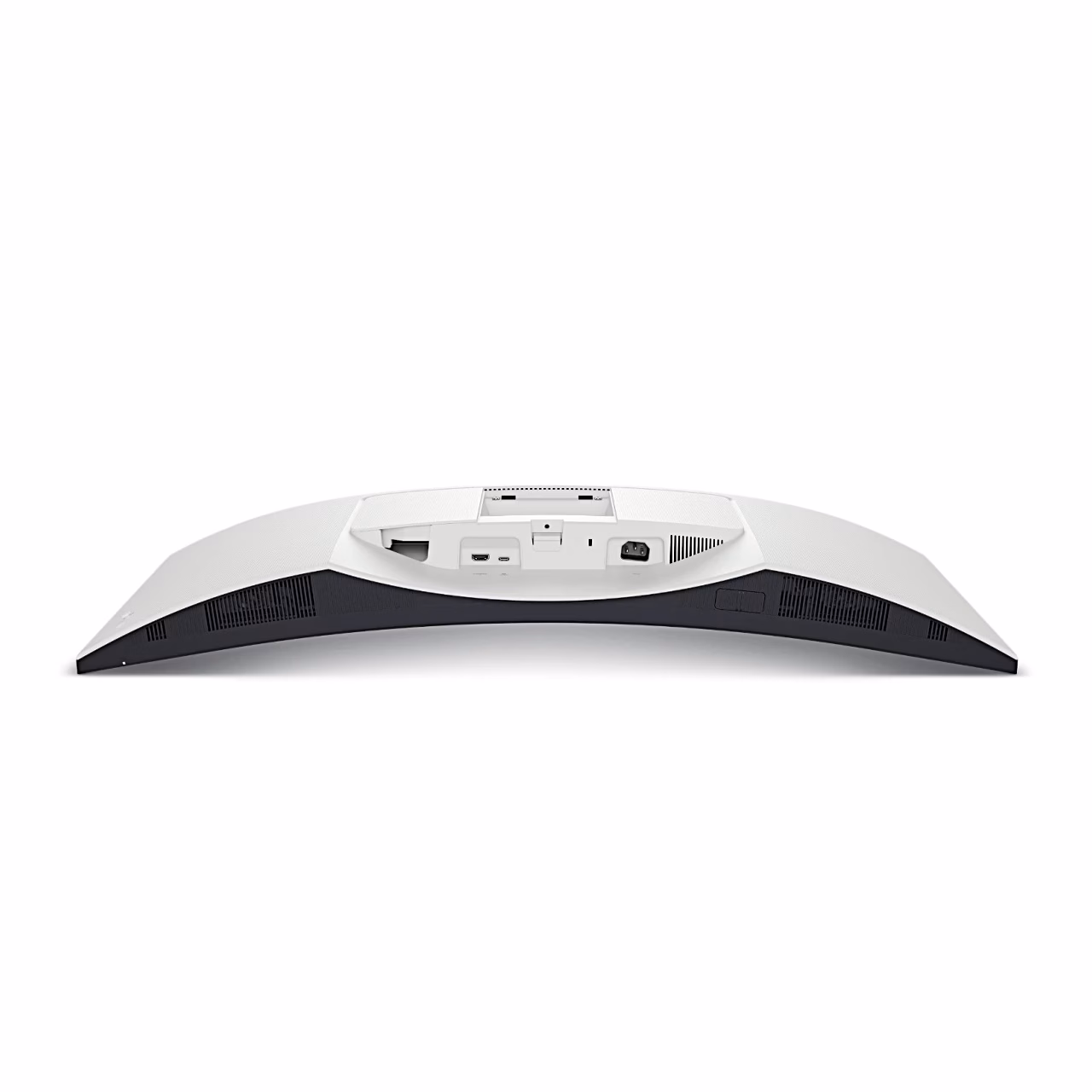 Dell S3425DW alumine serv ühenduspesadega, näha ekraani kumerus