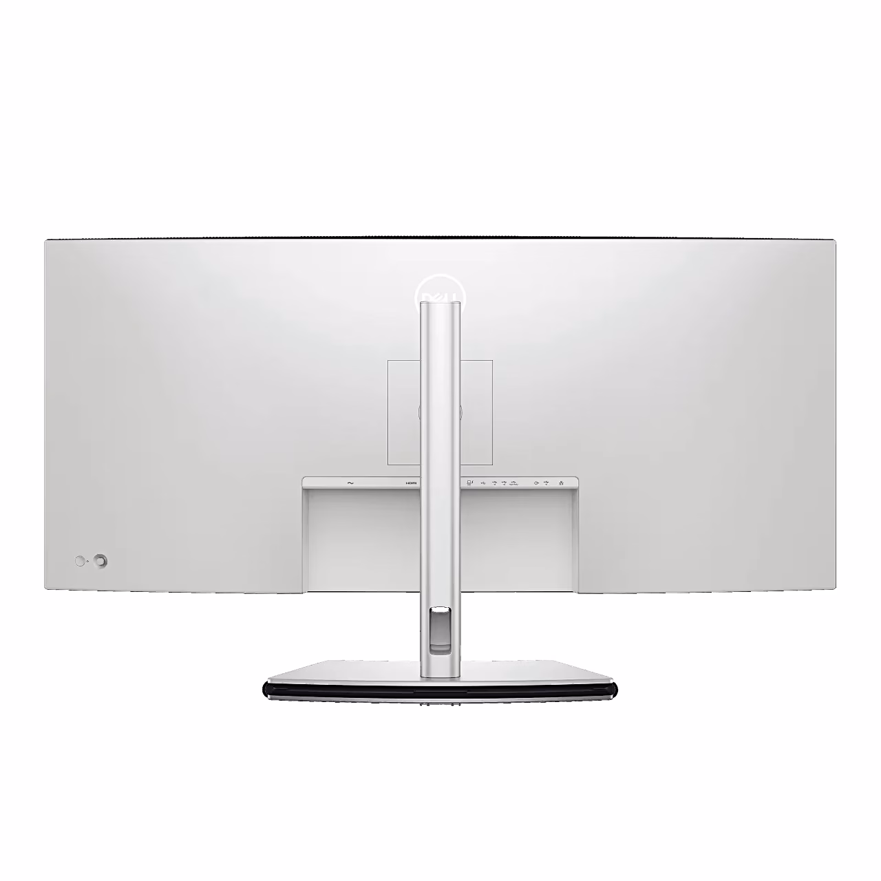 Dell UltraSharp U4025QW monitori hõbedane tagakülg alusejalaga