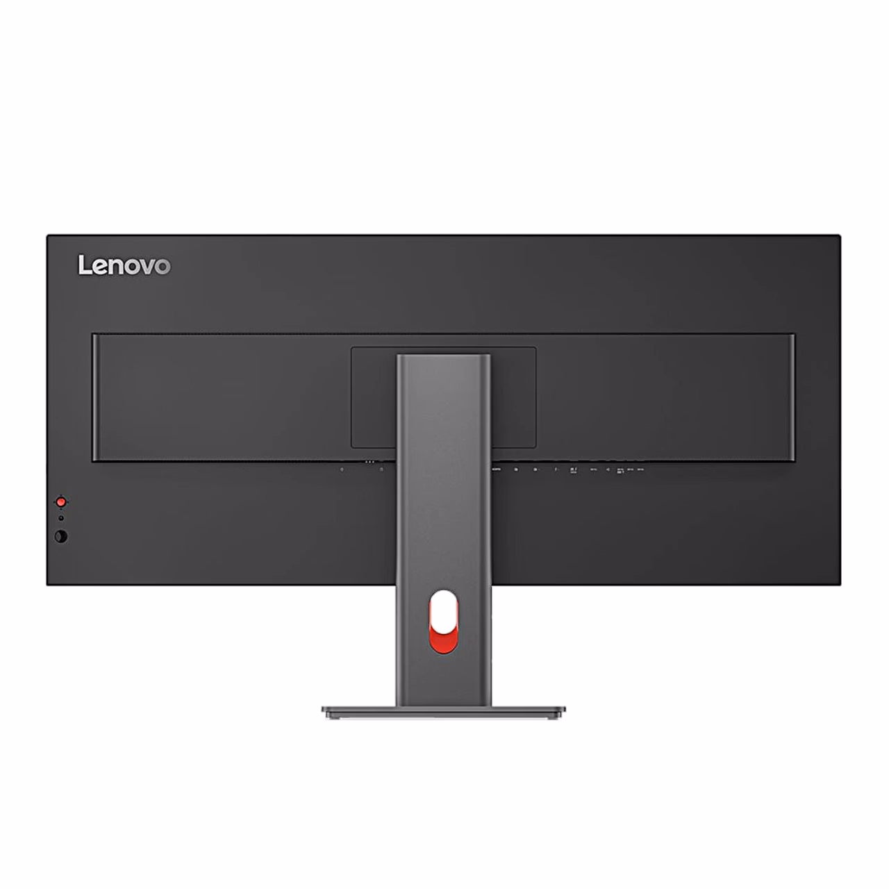 Lenovo P40WD-40 monitori tagakülg otse, jalg kõrgemas asendis