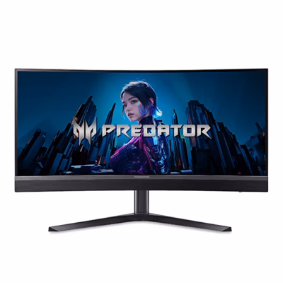 Kumer mängurimonitor Acer Predator X34 V3 eestvaates