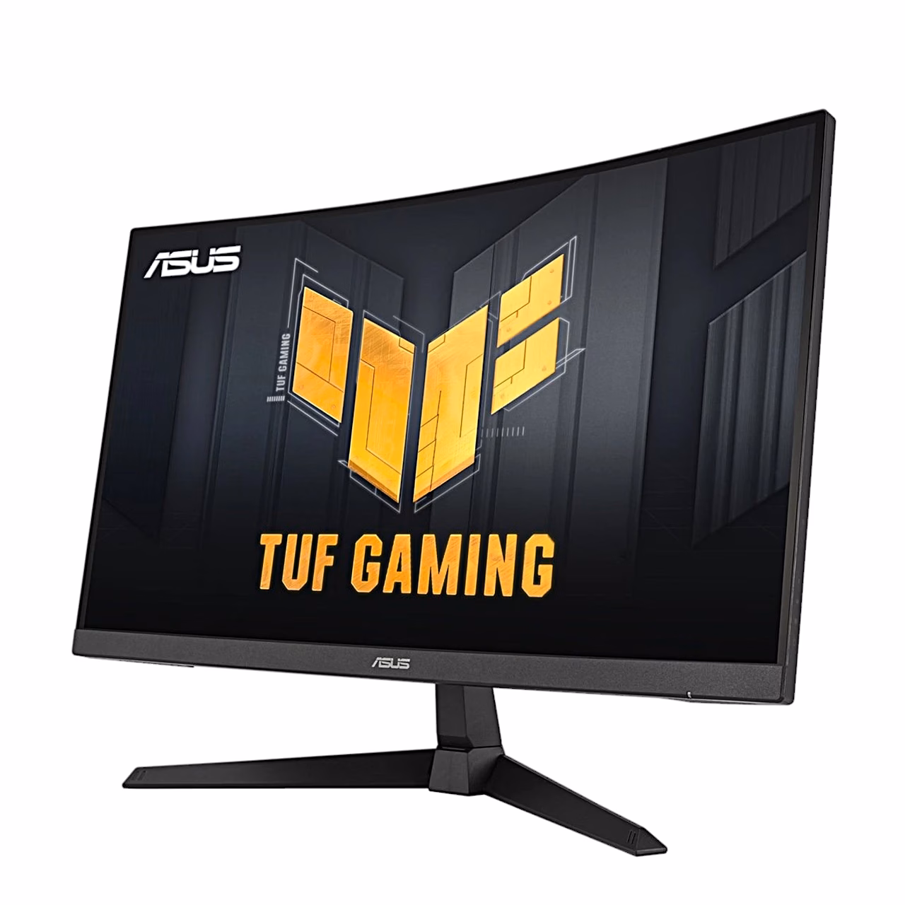 ASUS VG27VQM1B kumer mängumonitor vasakult nurgast V-kujulisel alusel