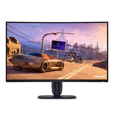 Kumer mängurimonitor Dell Alienware AW3226DM otse eest vaadatuna