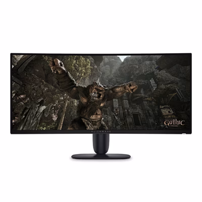 Kumer mängurimonitor Dell Alienware AW3426DWM otse eest vaadatuna