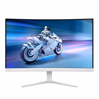 Mängurimonitor Philips 27M2C5201L suurelt eestvaates, kumer ekraan