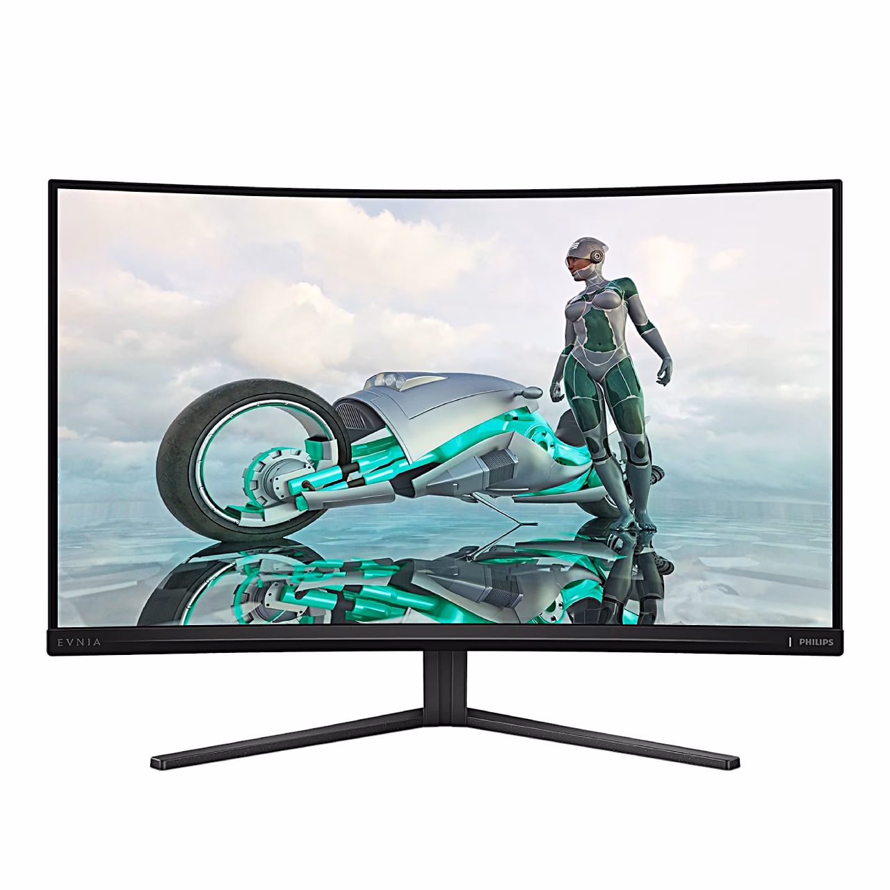 Mängumonitor Philips 32M2C3500L eestvaates alusel
