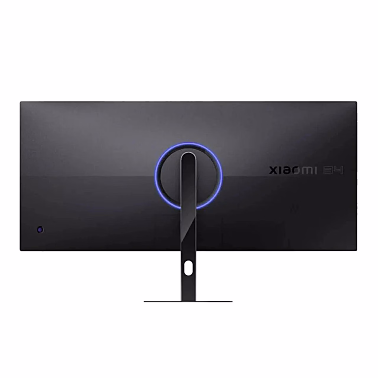 Xiaomi G34WQi 2026 monitori tagakülg koos keskele kinnitatud jalaga
