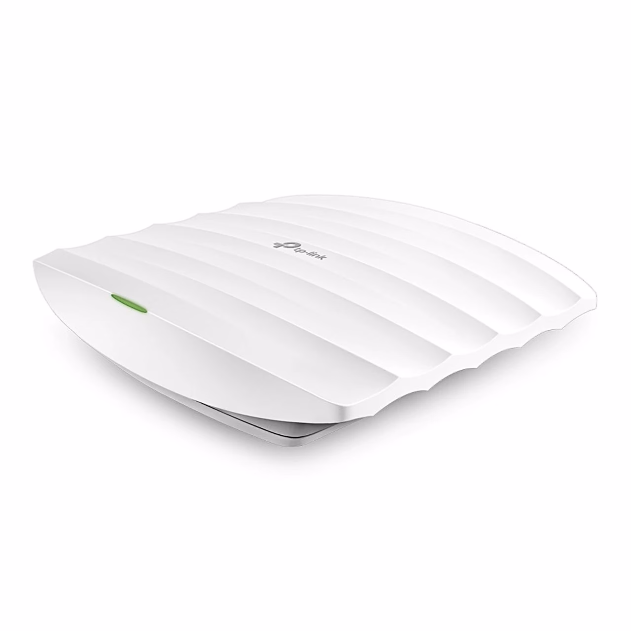 TP-Link EAP115 laepaigaldusega pääsupunkt kaldu altvaates koos rohelise märgutulega
