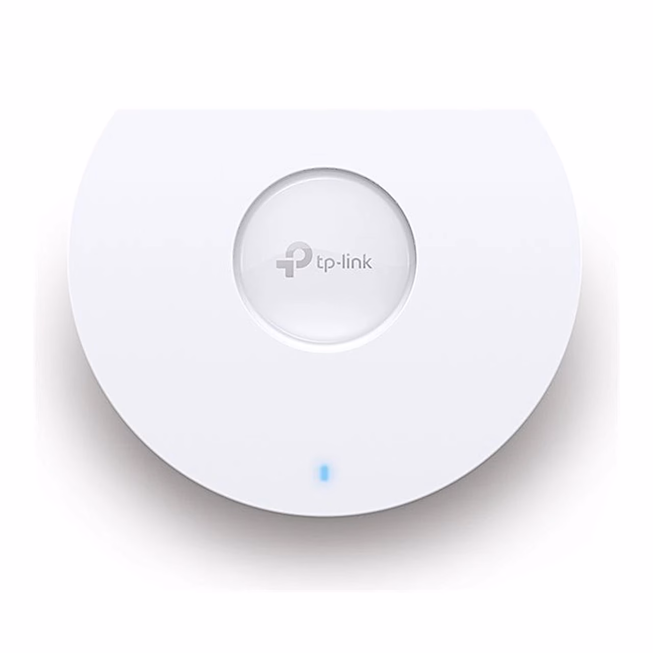 TP-Link EAP670 esikaane logo ja olekutule lähivaade