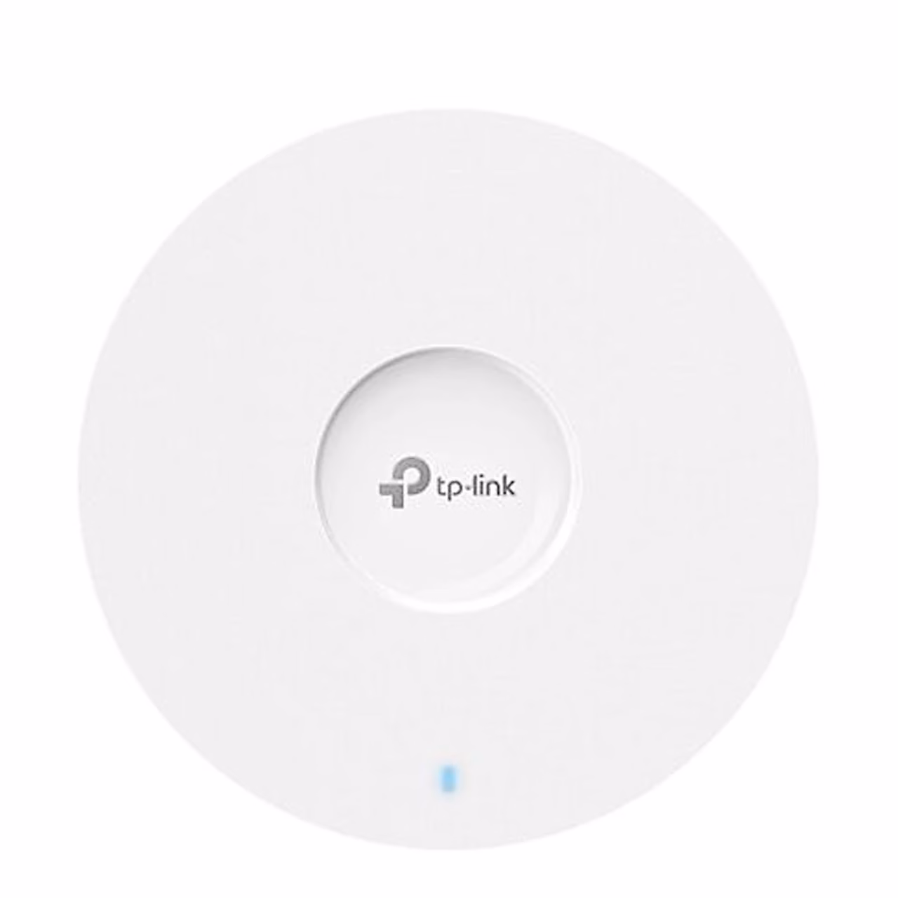 Valge Wi-Fi 6 access point TP-Link EAP670 heledal taustal