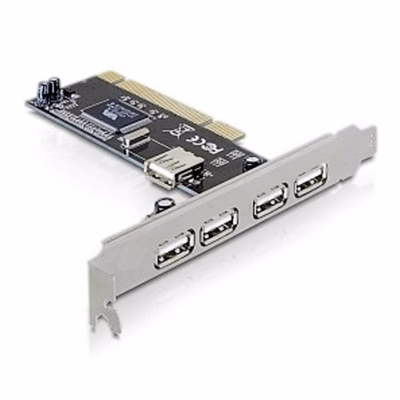 Laienduskaart LogiLink PC0028 nelja välise ja ühe sisemise USB-A pesaga