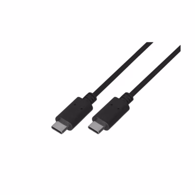 Lanberg CA-CMCM-10CU-0010-BK 1 m USB 2.0 USB-C M/M must, kullatud kontaktidega andmekaabel