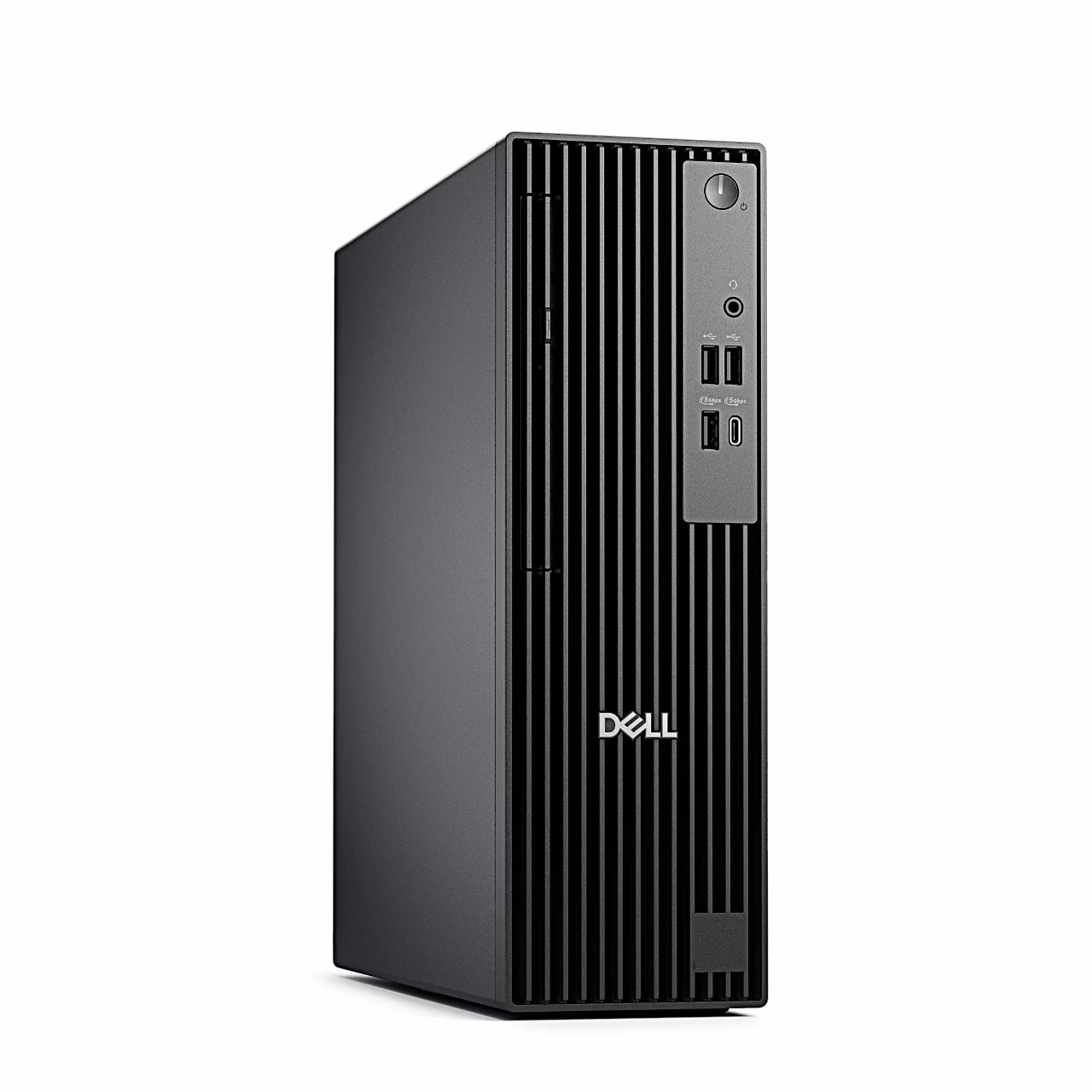 Dell Pro Slim QCS1255 kitsas must korpus paremalt nurga alt vaadatuna