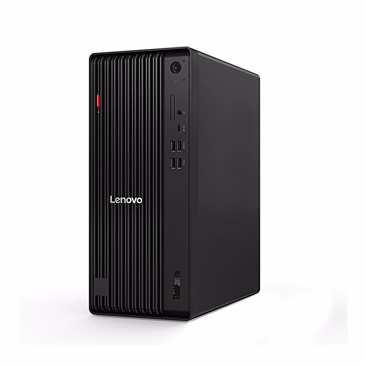 Lenovo M70t Gen 6 tornarvuti esipaneel ja parem külg nurgast