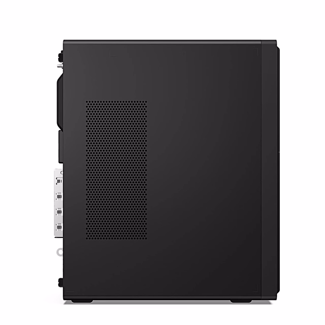 ThinkCentre M70t Gen 6 töölauaarvuti vasak külg ventilatsioonivõrega