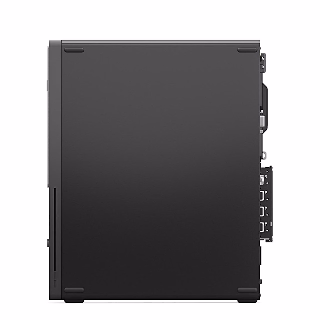 Lauaarvuti Lenovo ThinkCentre neo 30s Gen 5 vasak külg, tagapaneel paremal
