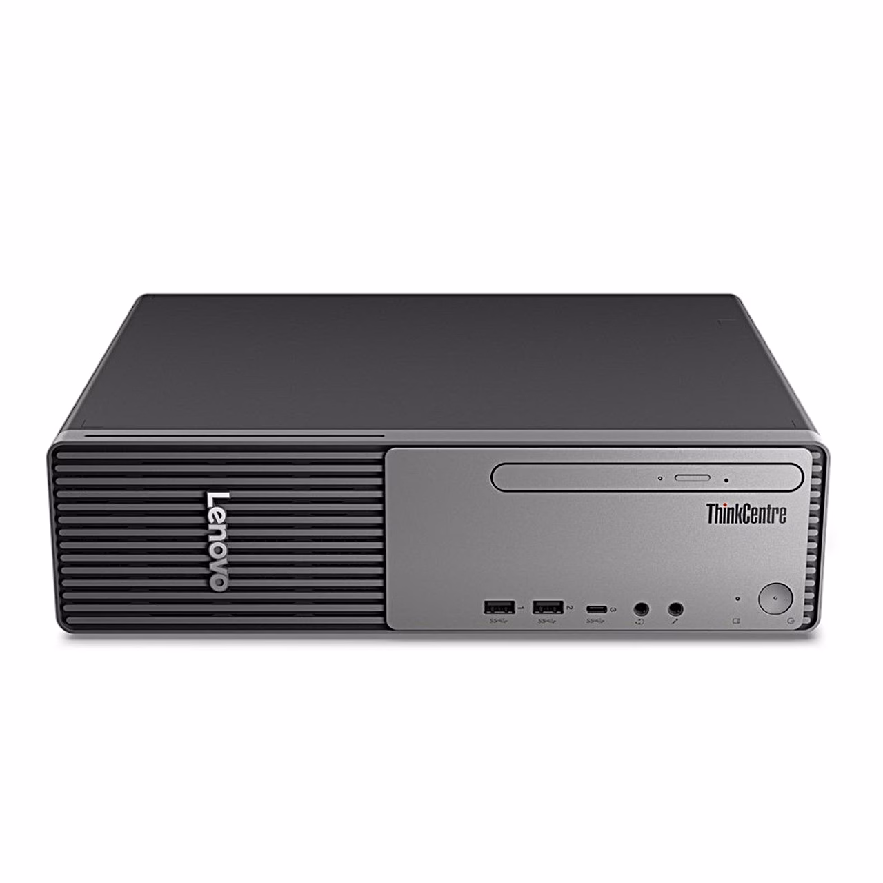 Lauaarvuti Lenovo ThinkCentre neo 30s Gen 5 pikali, esipaneel otse eest
