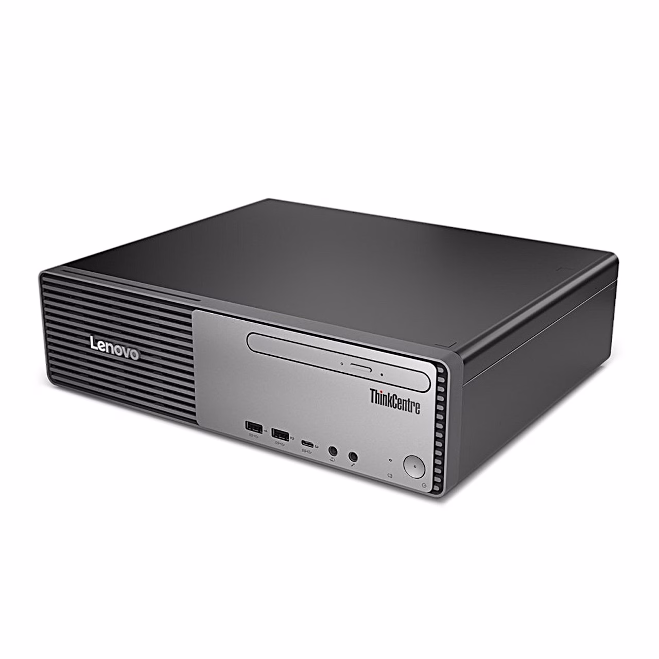 Lauaarvuti Lenovo ThinkCentre neo 30s Gen 5 pikali, vaade vasakult ülalt