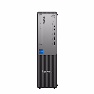 Lauaarvuti Lenovo ThinkCentre neo 50s Gen 5 püstiasendis, esivaade