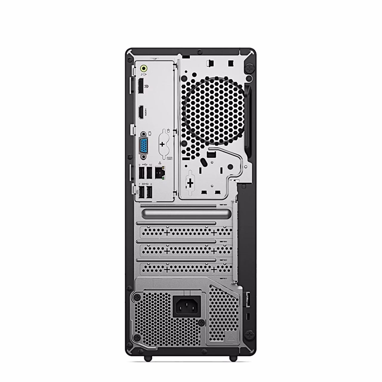 ThinkCentre neo 50t Gen 6 tagapaneel monitoripesade, USB-portide ja toitepesaga