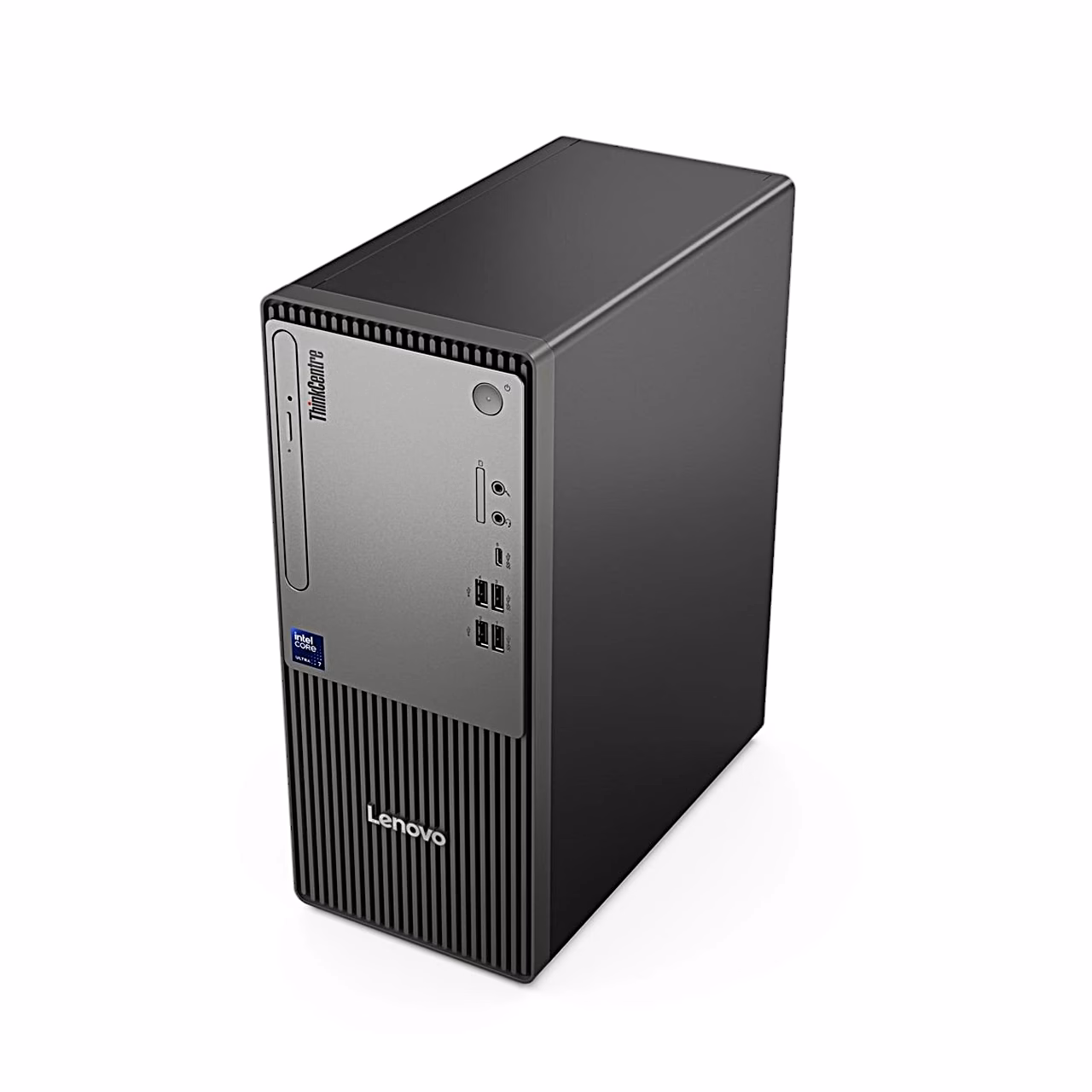 Lenovo ThinkCentre neo 50t Gen 6 korpus ülalt vasakult nurgalt